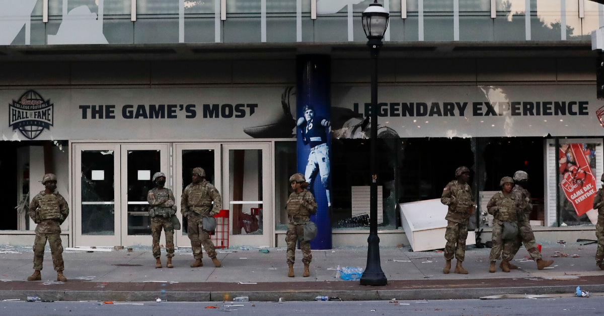 College Football Hall of Fame in Atlanta Destroyed by Protesters