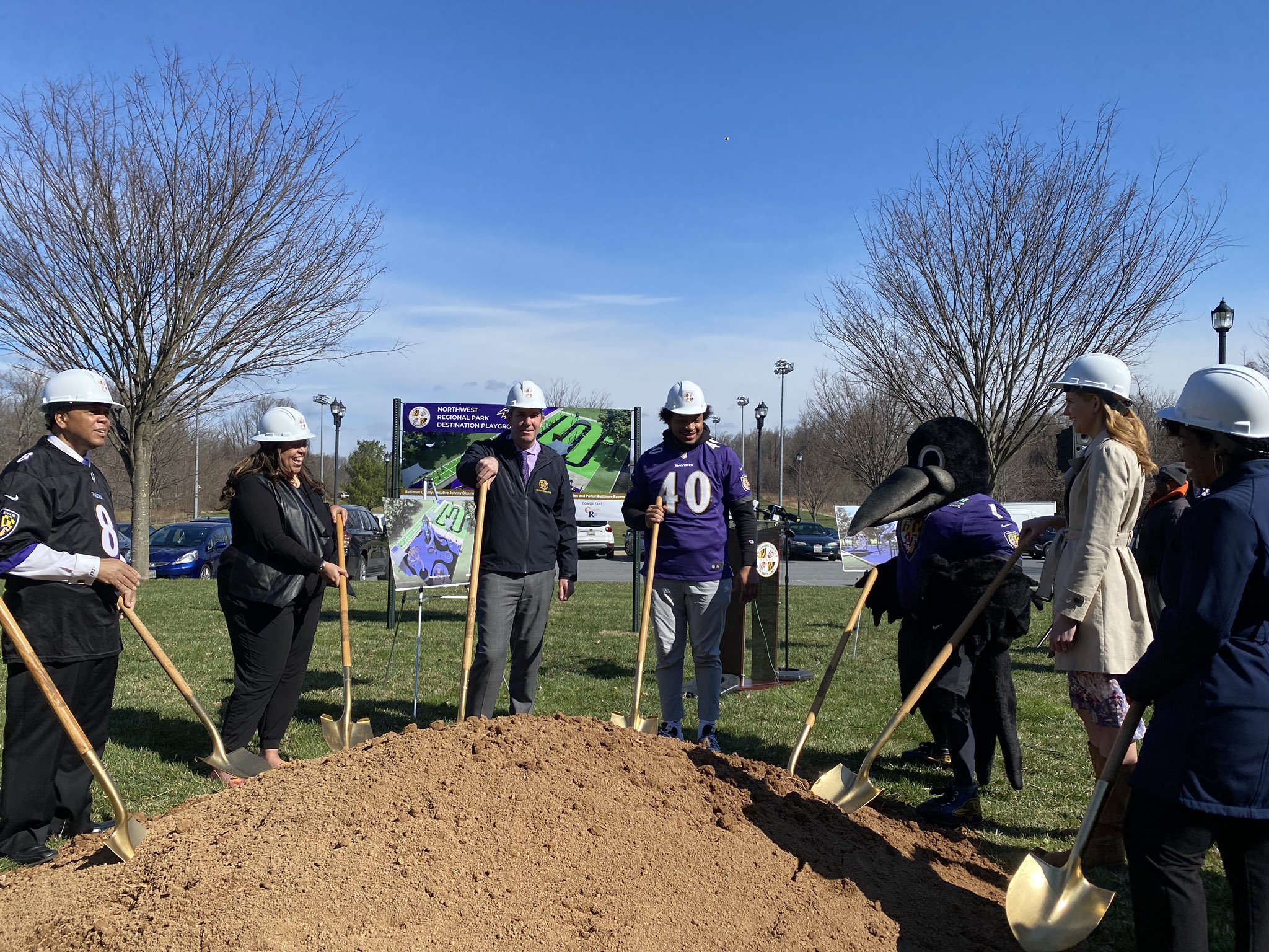 The Baltimore Ravens Have Contributed $500,000 to The Construction of An Accessible Playground in Owings Mills