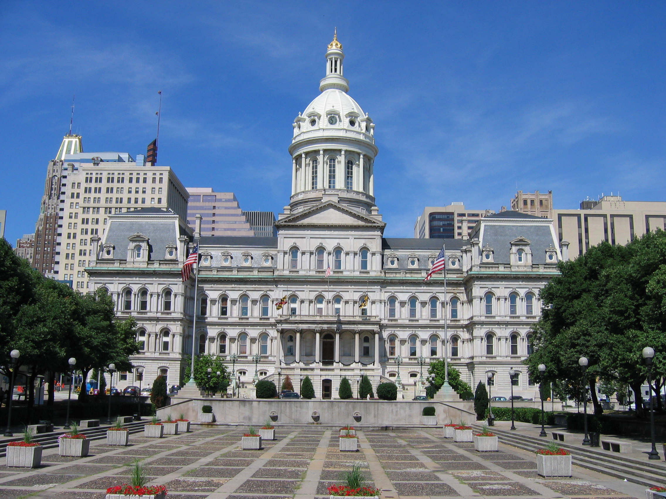 Baltimore City Hall Reopens After Two Years