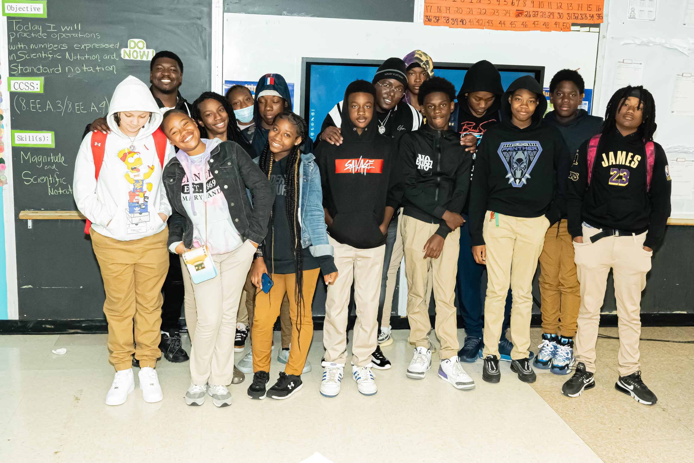 VAIN’s CEO surprises students at Beechfield Elementary/Middle School for a empowering talk